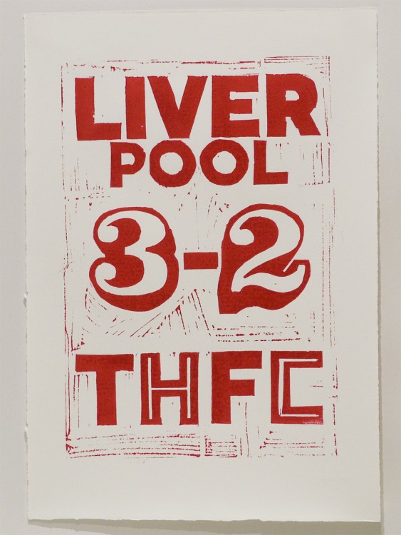 Hand Printed Liverpool Results