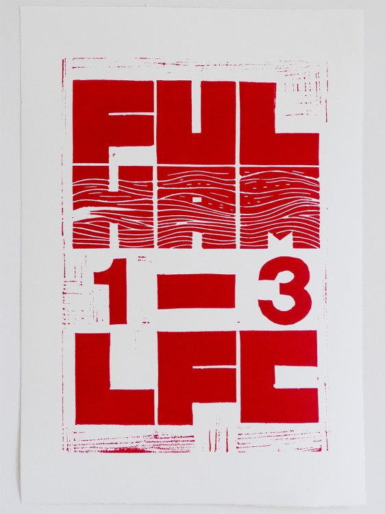 Hand Printed Liverpool Results